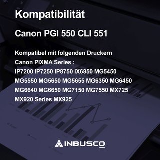 TP komp. Canon CLI-551 BK XL