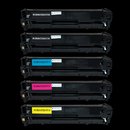 5x Toner Kompatibel für HP LaserJet Pro 200 color M 251 N...