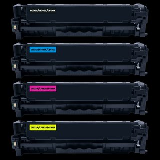 4 Toner IBC für HP LaserJet Pro 300 Color M351 A  305A 305X  CE410-413A 40