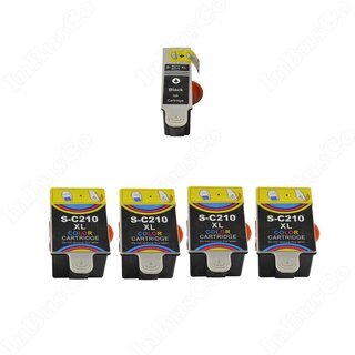1 - 10 Druckerpatronen IBC fur Samsung CJX-1000 CJX-1050 CJX-2000 INK C-M210 1 1x schwarz, 4x Colour