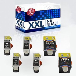 1 - 10 DruckerTintenpatronen IBC fr Samsung CJX-1000 CJX-1050 CJX-2000 INK C-M210 1 1x Colour