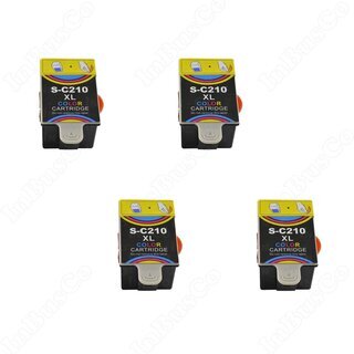 1 - 10 Druckerpatronen IBC fur Samsung CJX-1000 CJX-1050 CJX-2000 INK C-M210 1 4x Colour