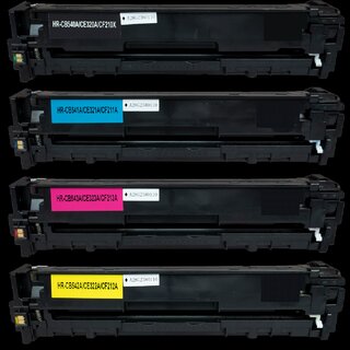 1x 2x 3x 4x 5x Toner fr HP LaserJet Pro 200 Color M 251 N / M 251 NW Neu 131A 4x Toner CF210-213A