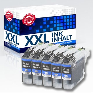 5x ibc Premium Tintenpatronen kompatibel mit brother mfc-j4420dw lc2 5x (2BK 1YE 1MG 1CY)