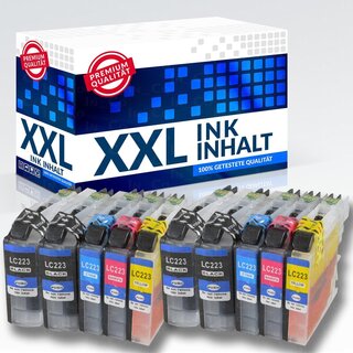 8x ibc Premium Tintenpatronen kompatibel mit brother mfc-j4420dw lc2 8 (2BK 2YE 2MG 2CY)