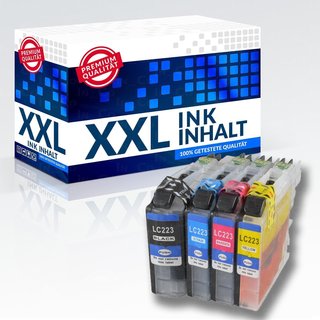 10x ibc Premium Tintenpatronen kompatibel mit brother mfc-j4420dw lc2 10 (4BK 2YE 2MG 2CY)