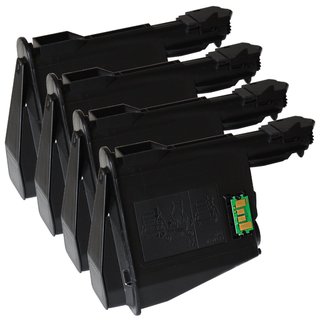 4x Toner kartuschen Kompatibel für Kyocera FS-1061 DN TK1125 TK-1125 INB (Schwarz)