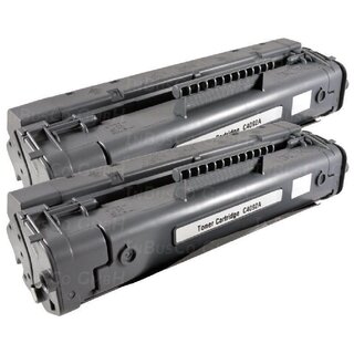2 x Toner für HP Laserjet 1100 3200 Canon LBP 1110 1120 250 22 C4092A 92A Neu 2 **2x Toner (Schwarz)