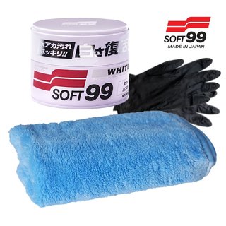 SOFT99 White Soft Wax weiches Wachs Schutz weie Lacke