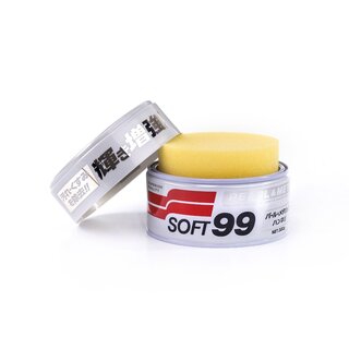 SOFT99 Pearl & Metallic Wax Wachs 320g + SOFT99 Lackreinigungsknete 100g INB