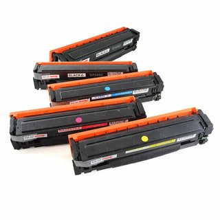 5x Premium-Toner kompatibel fr HP Color LaserJet Pro  2x (Black / Schwarz) 1x (Cyan / Blau) 1x (Yellow / Gelb) 1x (Magenta / Rot)