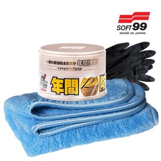 SOFT99 Fusso Coat 12 M Wax Light + Mikrofasertuch + Handschuhe