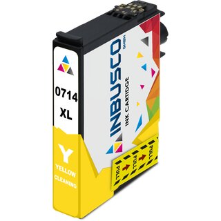 4x Kompatible Reinigungspatronen ersetzen Epson T0711, T0712, T0713, T0714, geeignet für Epson D78 / D92 / D120/ DX4000.... (1x Black - 18ml, je 1x Color - 15ml XXL)