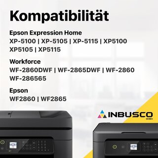5x Tintenpatronen SET T502  kompatibel mit  Epson Expr