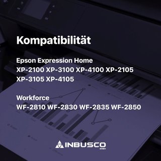 Tintenpatrone T603 BK  kompatibel mit  Epson Expression Home XP-2100 / XP-2105