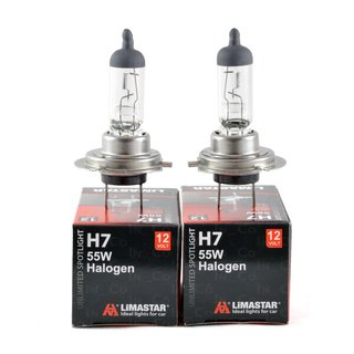 H7 halogenlampen, 12v, 55w, cl