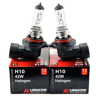H10 Halogenlampen, 12 Volt, 42 Watt, H10, 42 W CL